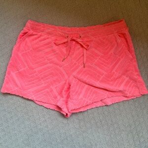 Lilly Pulitzer Pink Textured Athletic Shorts